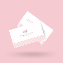 Eleganter Rosa Sweet Pea Blume - Personalisierter 