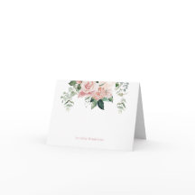 Eleganter rosafarbener Personalisierter Hinweis