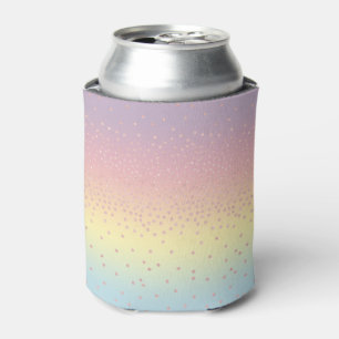 Eleganter RosengoldGlitter Confetti punktiert Dosenkühler