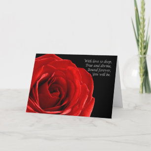 Eleganter Rosenjahrestags-Paargeneral Karte