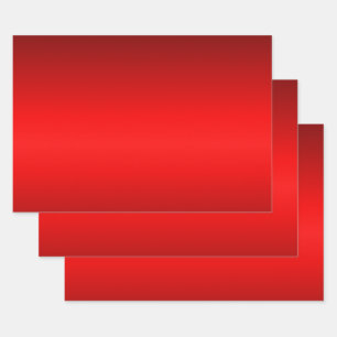 Eleganter roter Farbton bis Schwarz Geschenkpapier Set