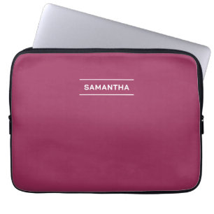 Eleganter Roter Wein mit Namen Laptop-Sieb Laptopschutzhülle