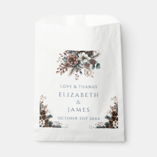 Eleganter Rustikaler Wald Pinecones Hochzeit Geschenktütchen