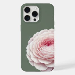 Eleganter Salbeigrüner Rosa Blumenstrauß iPhone 15 Pro Max Hülle