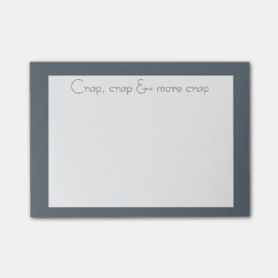 Eleganter schauender Mist, Mist u. mehr Post-it Klebezettel