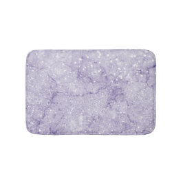 Eleganter, schick-weicher Lavendel aus lila Glitze Badematte