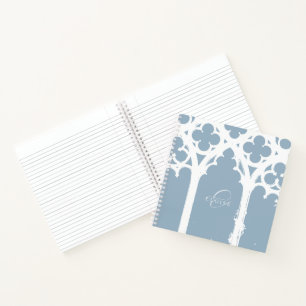 Eleganter, schicker, minimaler gotischer Bogen-Typ Notizbuch