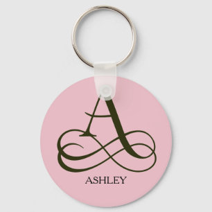Eleganter Schlüsselanhänger des Monogramm-"A"
