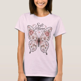 Eleganter Schmetterling mit Rose und Lilie "Soft M T-Shirt