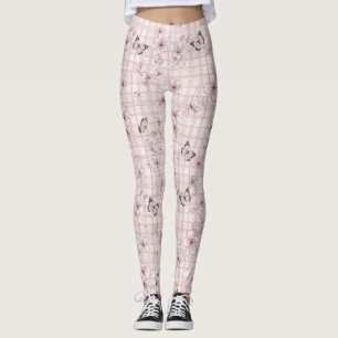 Eleganter Schmetterlingsblüten-Entwurf (4) Leggings