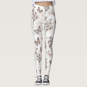 Eleganter Schmetterlingsblüten-Entwurf (6) Leggings