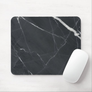 Eleganter Schreibtisch mit Holzkohle-Steinstruktur Mousepad