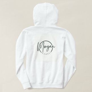 Eleganter Schriftzug Monogramm Personalisierter Na Hoodie