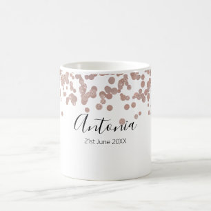 Eleganter Schriftzug zum Namenstag  Kaffeetasse