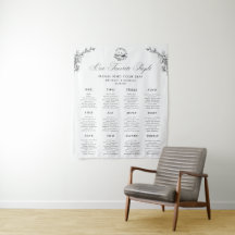 Eleganter Schwan 12 Tische Hochzeits-Sitzplan-Schi