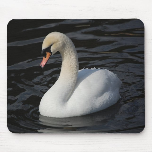 Eleganter Schwan 2 - mousepad (Vorne)