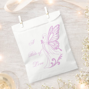 Eleganter Schwan mit Schmetterlingsflügeln Geschenktütchen