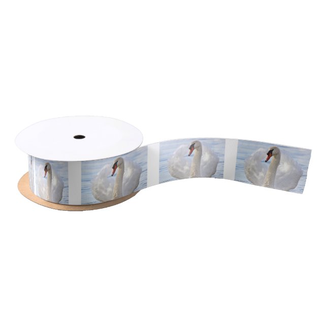 Eleganter Schwan Satinband (Spule)