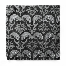 ELEGANTER SCHWARZ-JACQUARD-DRUCK
