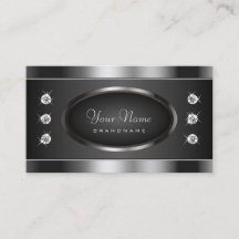 Eleganter Schwarz-Silber-funkelnder Chrome-Effekt