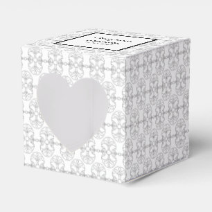 Eleganter Schwarz-Weiß-Art-Deco-Stil Geschenkschachtel