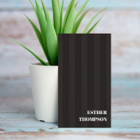 Eleganter Schwarz-weiß Stripes Fashion-Berater