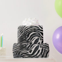 Eleganter Schwarz-Weiß-Zebradruck Luxus-Tier-Desig