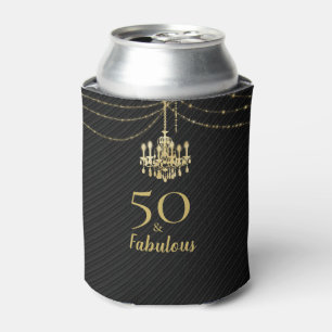 Eleganter schwarzer Gold Kronleuchter 50 & Fabelha Dosenkühler