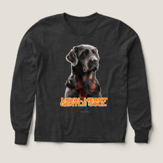 Eleganter Schwarzer Hund Portrait-Realistischer Ha
