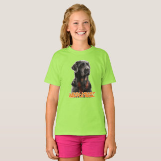 Eleganter Schwarzer Hund Portrait-Realistischer Ha T-Shirt
