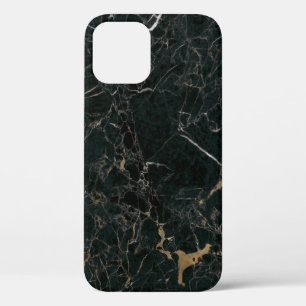 Eleganter schwarzer Marmor: Texturierter Hintergru Case-Mate iPhone Hülle