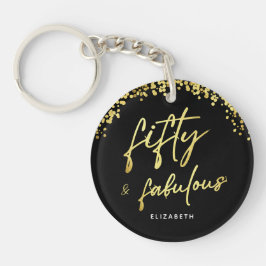 Eleganter Script 50 und fabelhafter Acrylic-Schlüs Schlüsselanhänger
