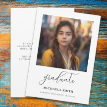 Eleganter Script-Foto-Abschluss