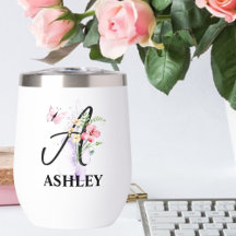Eleganter Script Letter A Monogram Personalisiert 