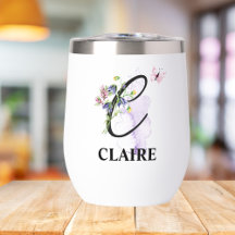 Eleganter Script Letter C Monogram Personalisierte