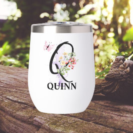 Eleganter Script Letter Q Monogram Personalisierte
