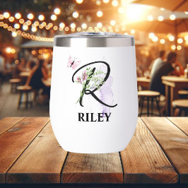 Eleganter Script Letter R Monogram-Personalisierte