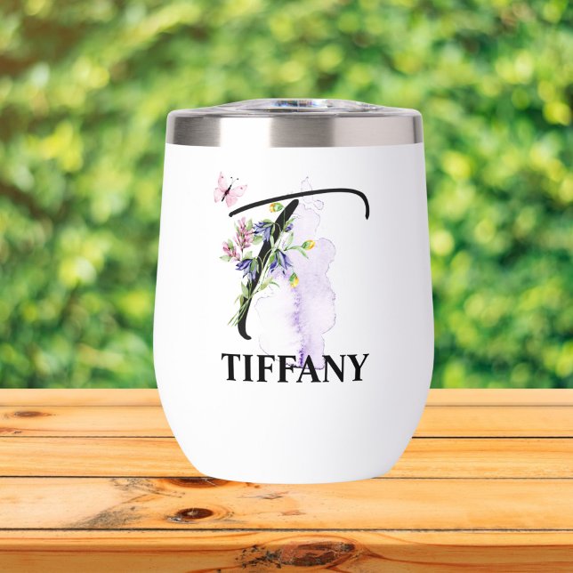 Eleganter Script Letter T Monogram Personalisierte (Von Creator hochgeladen)