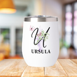 Eleganter Script Letter U Monogram Personalisierte