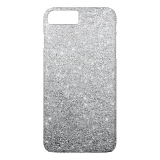 Eleganter Silberner Glitzer iPhone 8 Plus/7 Plus Hülle