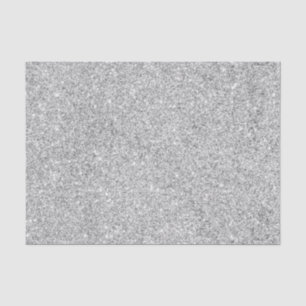 Eleganter silberner Glitzer Seidenpapier