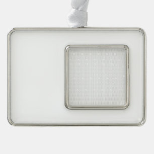 Eleganter Silberrahmen   Personalisierter Weihnach Rahmen-Ornament Silber