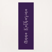 Eleganter Skriptname Solid Deep Violet
