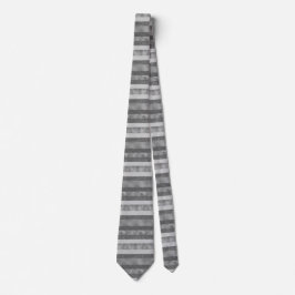 Eleganter Sliver Stripe Krawatte