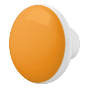 Eleganter Solid Orange Keramik Knob für Wohngestal Keramikknauf