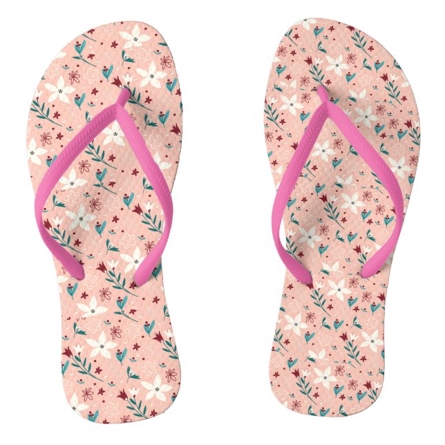 Eleganter Sommer Niedliches Frorrot Flip Flops (Fußbett)
