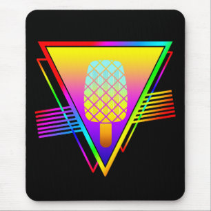 Eleganter Sommer Retro Eistropfen Mousepad
