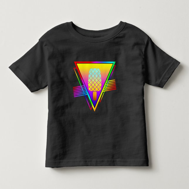 Eleganter Sommer Retro Ice Drop Kleinkind T-shirt (Vorderseite)