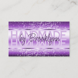 Eleganter Sparkle Glitzer Luxuriöser Glam Dark Lil Visitenkarte