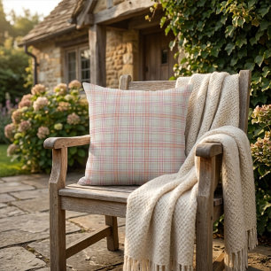 Eleganter Spaß, Classic Pink 'n Green Geometric Ka Kissen